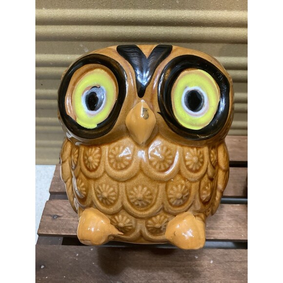 Vintage Owl Sugar and Cream Set Made in Japan - Picture 6 of 15